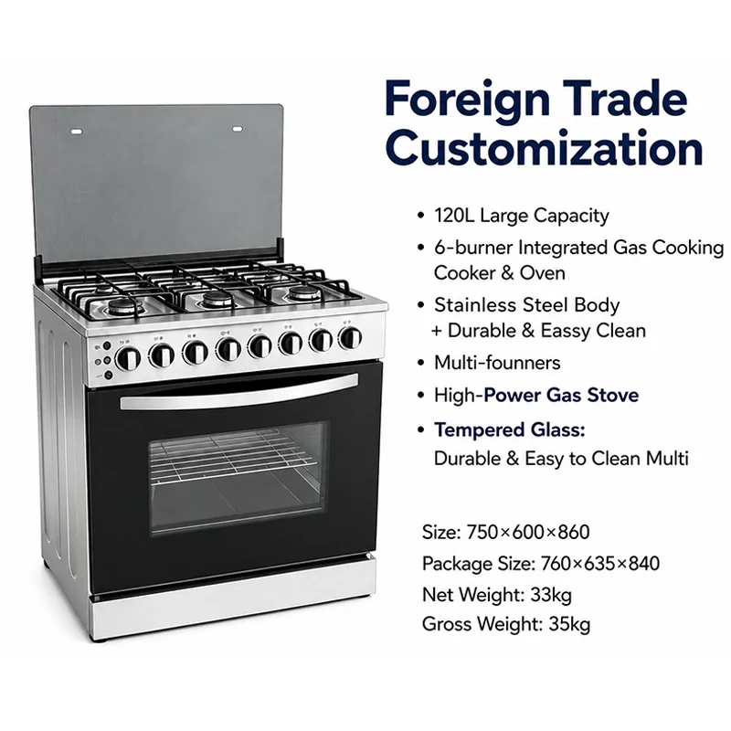 Commercial Kitchen Burner - Commercial 6-Burner Gas Stove and Oven