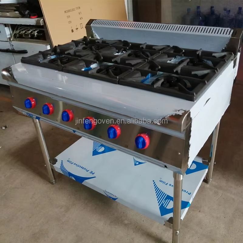 Commercial Kitchen Burner - Commercial Kitchen Equipment Professional 6 burner