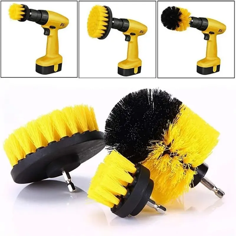 Commercial Kitchen Tiles - 3 pcs/set drill brush set power