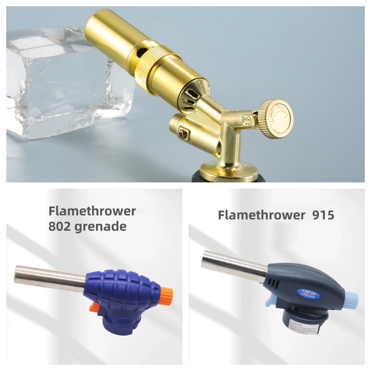 Commercial Kitchen Burner - Portable Welding Gas Torch Flame Butane