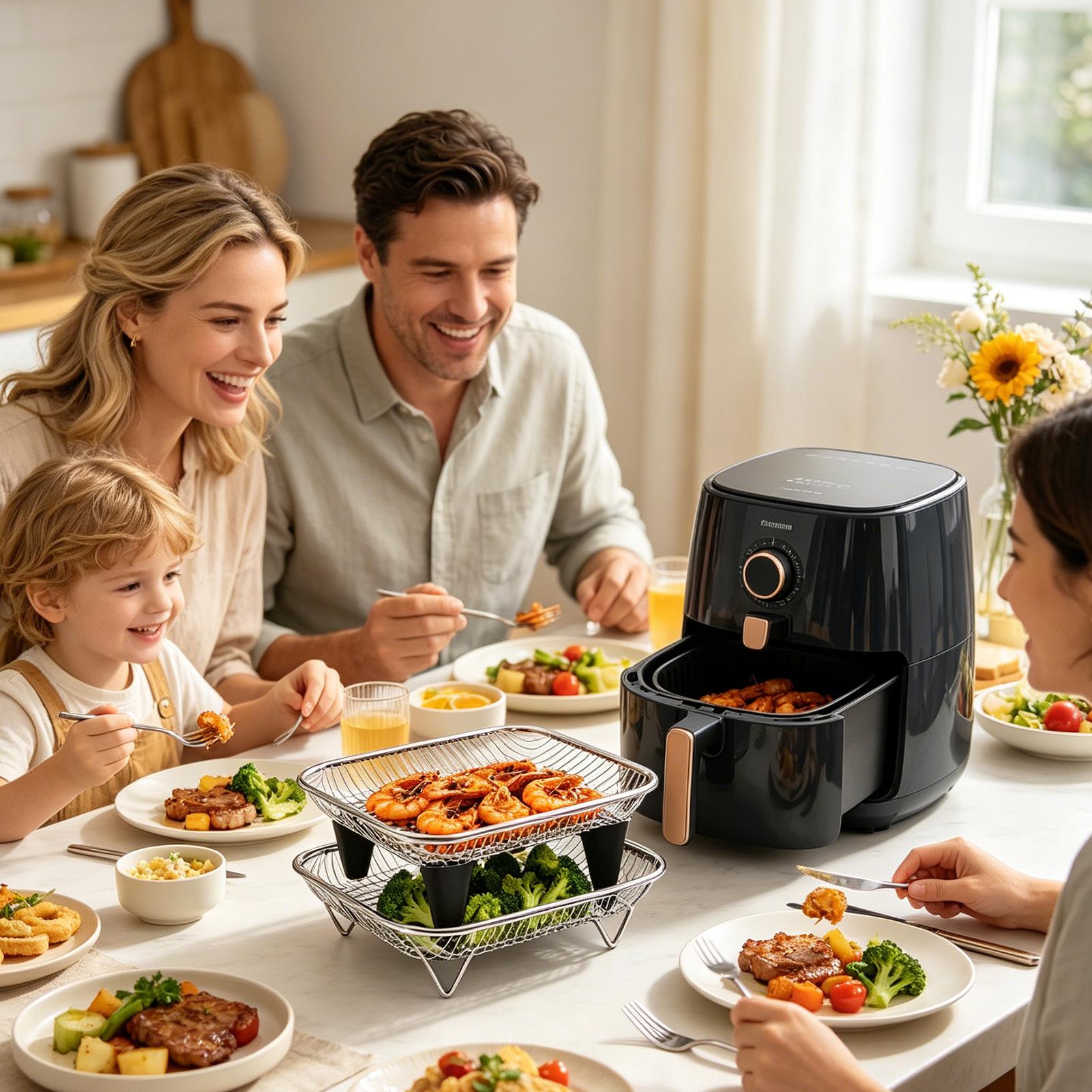 Air Fryer Basket Stainless Ste - Commercial Kitchen Steamer recension och pris