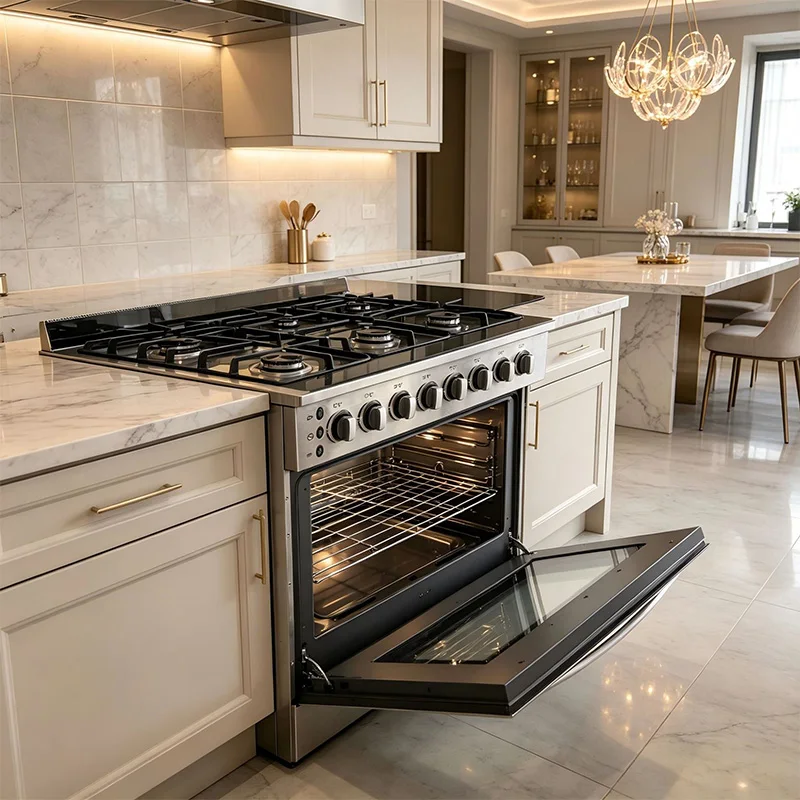 Commercial 6-Burner Gas Stove  - Commercial Kitchen Burner recension och pris