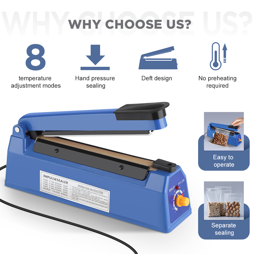 Impulse Sealer Machine Kitchen - Commercial Kitchen Steamer recension och pris