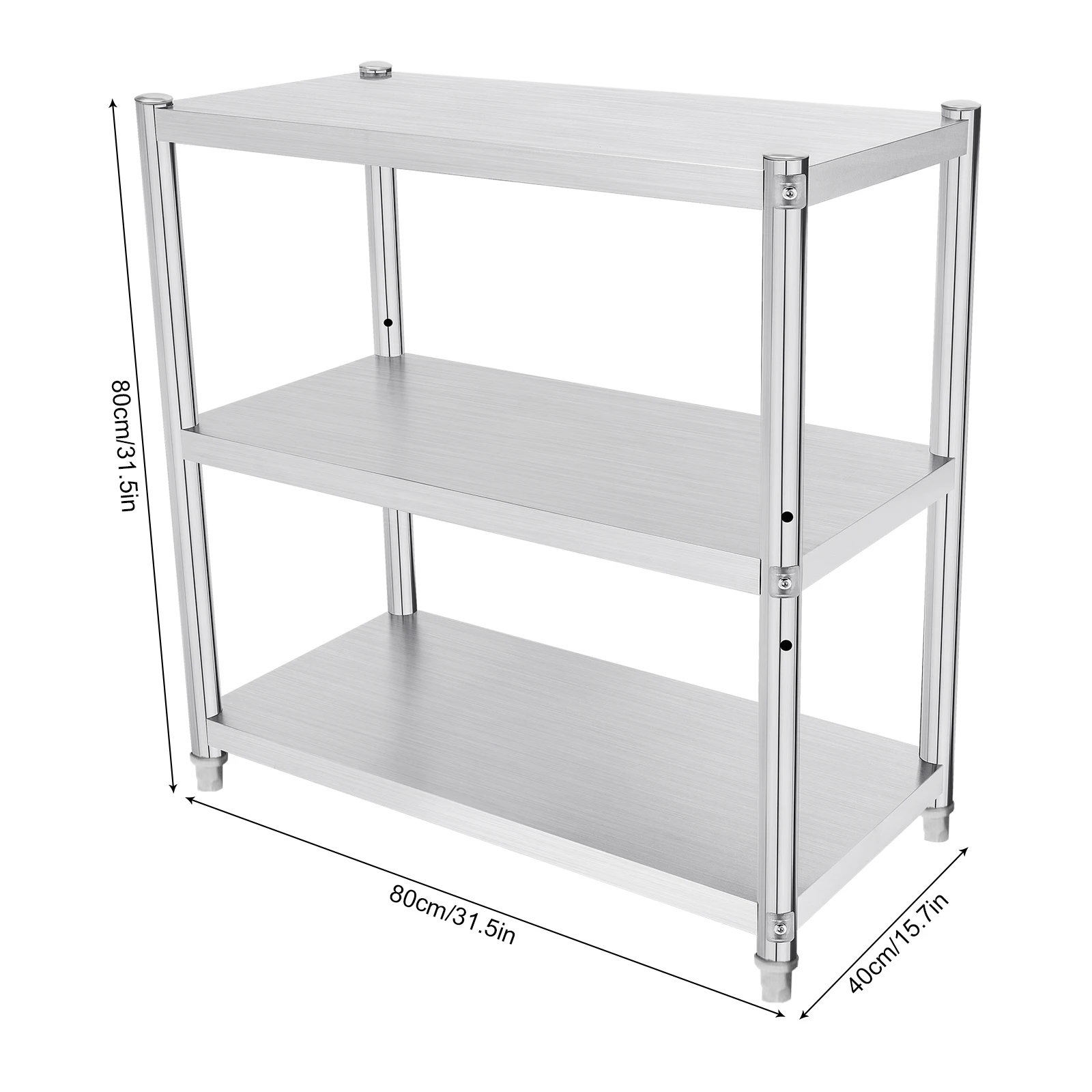 Heavy Duty Work Table Stainles - Commercial Kitchen Prep Table With Storage recension och pris