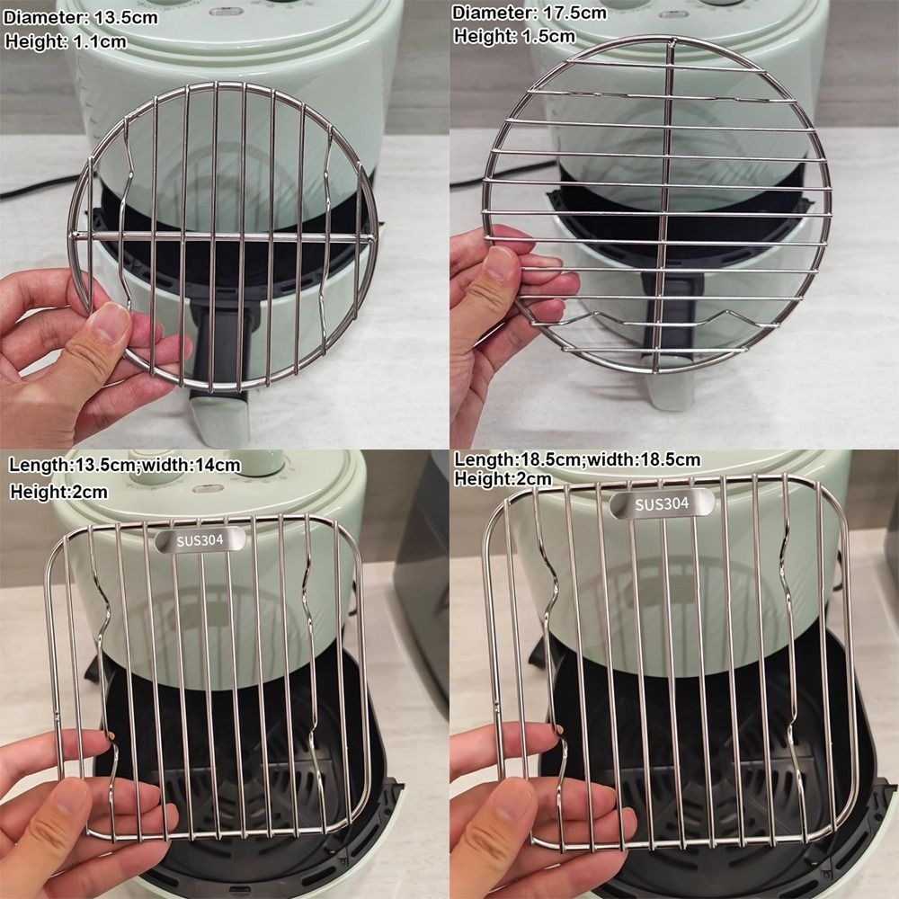 Round Square Cooking Rack With - Commercial Kitchen Steamer recension och pris