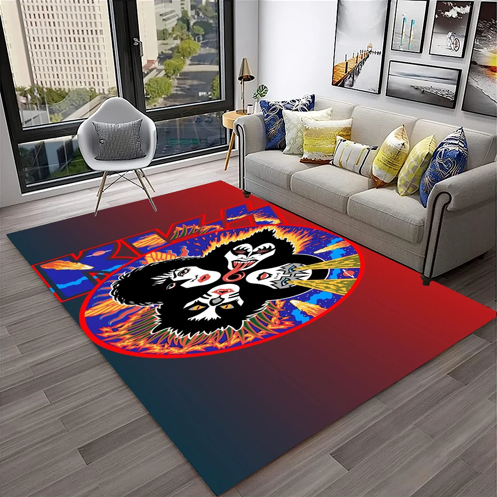 Retro KISS Rock Band Carpet Ru - Commercial Kitchen Mats recension och pris