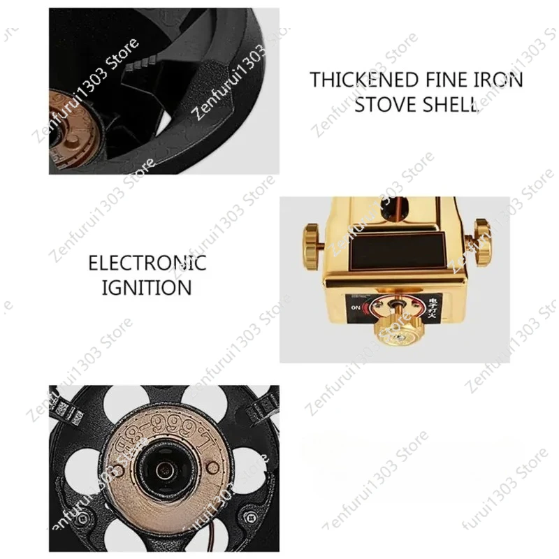 Commercial Fierce Fire Gas Sto - Commercial Kitchen Burner recension och pris
