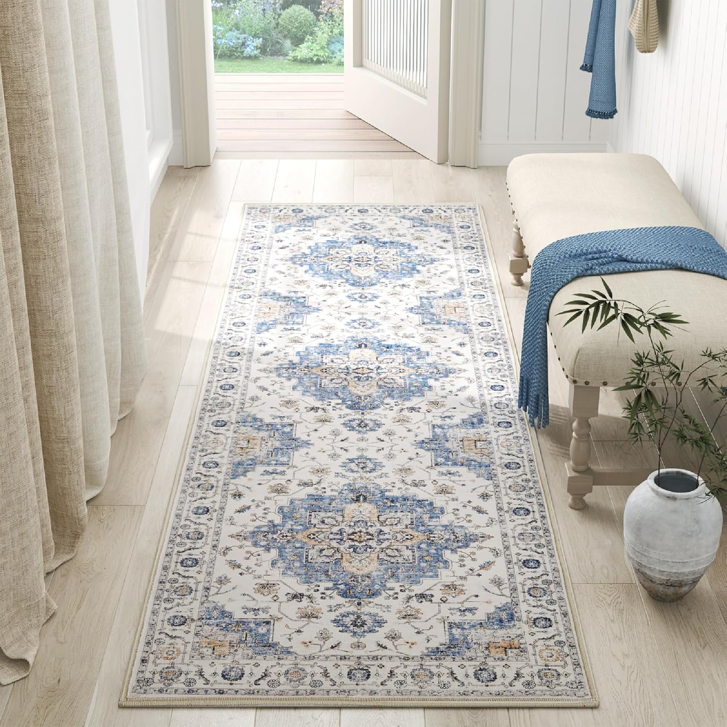 VIKAMA Bohemian Runner Rug Ant - Commercial Kitchen Mats recension och pris