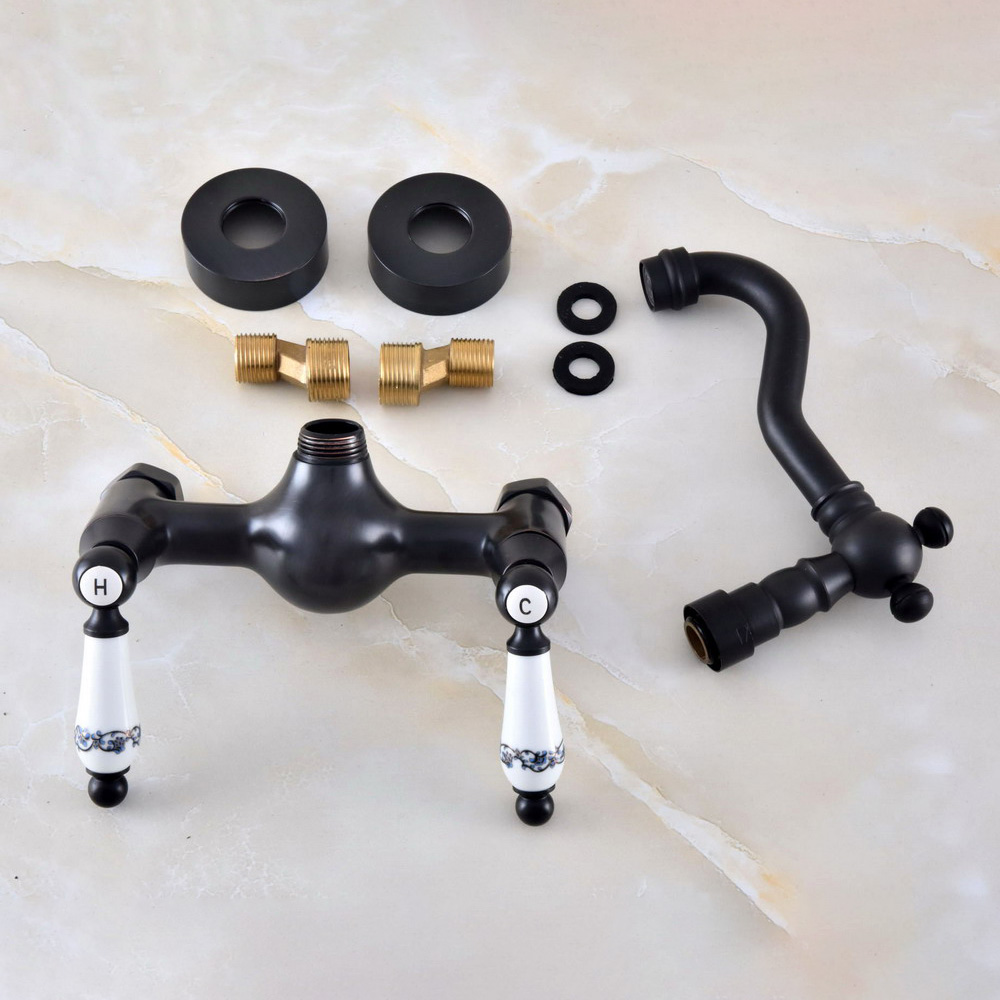 Black Oil Rubbed Bronze Wall M - Commercial Kitchen Mixer Tap recension och pris
