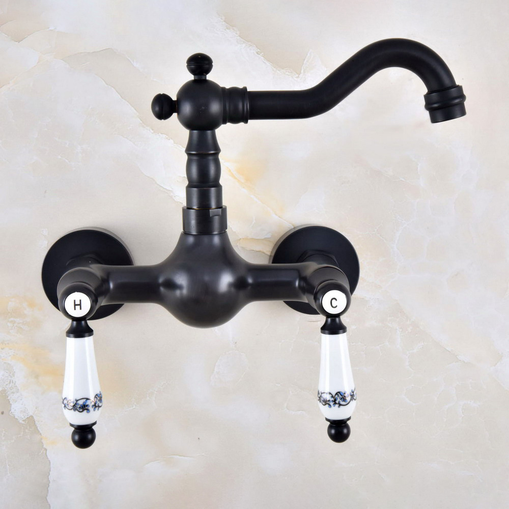 Black Oil Rubbed Bronze Wall M - Commercial Kitchen Mixer Tap recension och pris