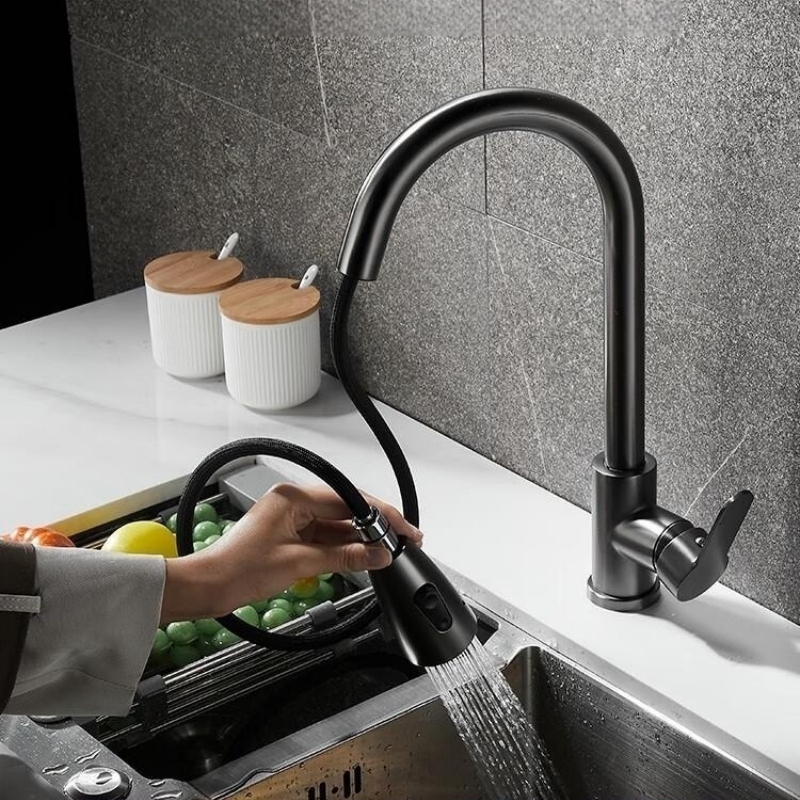 Matte Black Kitchen Faucet Sin - Commercial Kitchen Mixer Tap recension och pris
