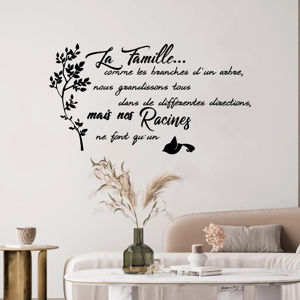 French Family Quote Tree Bird  - Commercial Kitchen Tiles recension och pris