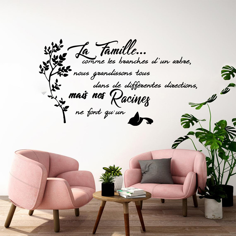 French Family Quote Tree Bird  - Commercial Kitchen Tiles recension och pris