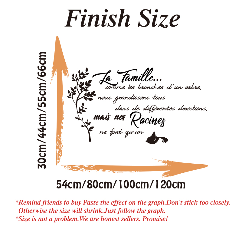 French Family Quote Tree Bird  - Commercial Kitchen Tiles recension och pris