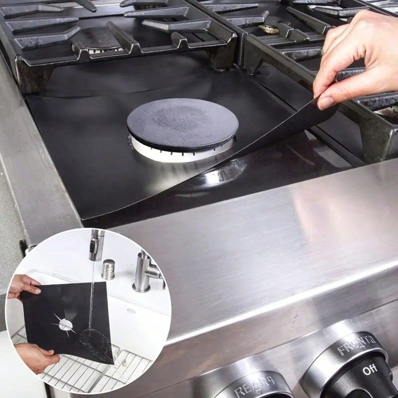 2/4/6/8 Pcs Gas Stove Protecto - Commercial Kitchen Burner recension och pris
