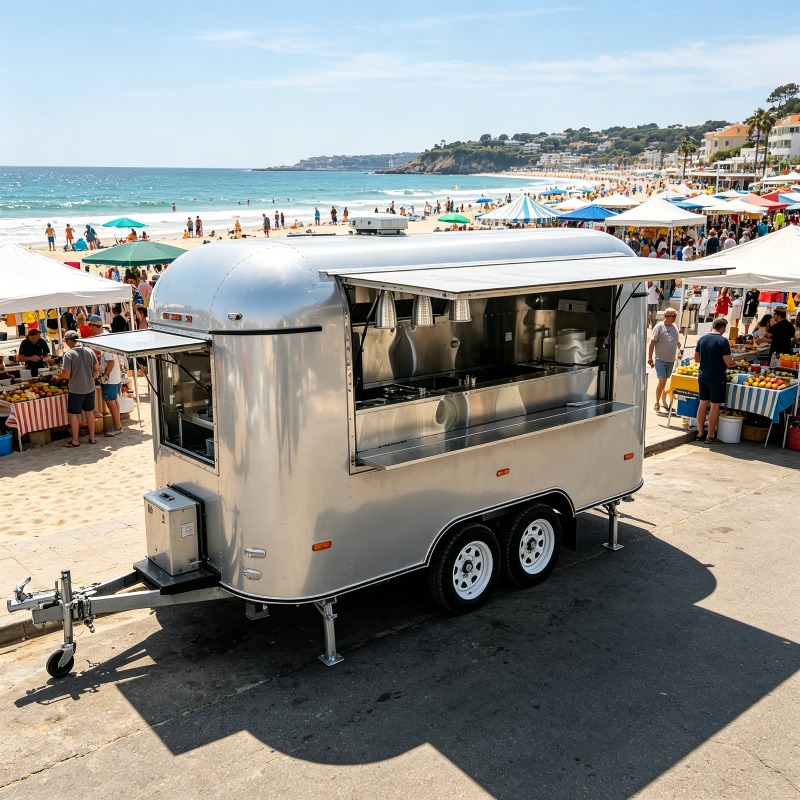 Stainless Steel Food Trailer M - Commercial Kitchen Layouts recension och pris