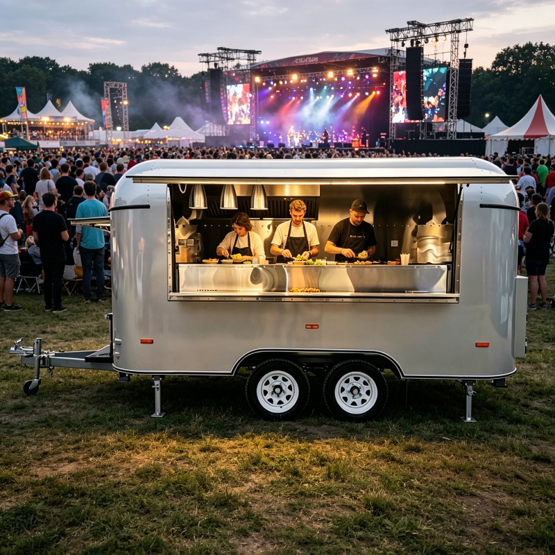 Stainless Steel Food Trailer M - Commercial Kitchen Layouts recension och pris