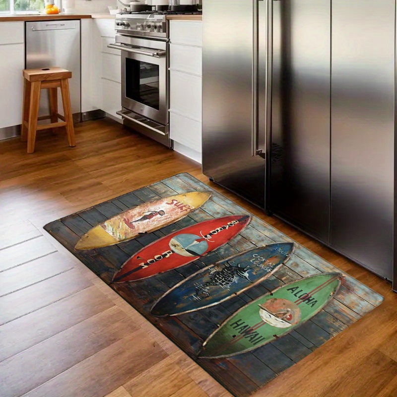 Surfboard Pattern Kitchen Hall - Commercial Kitchen Mats recension och pris