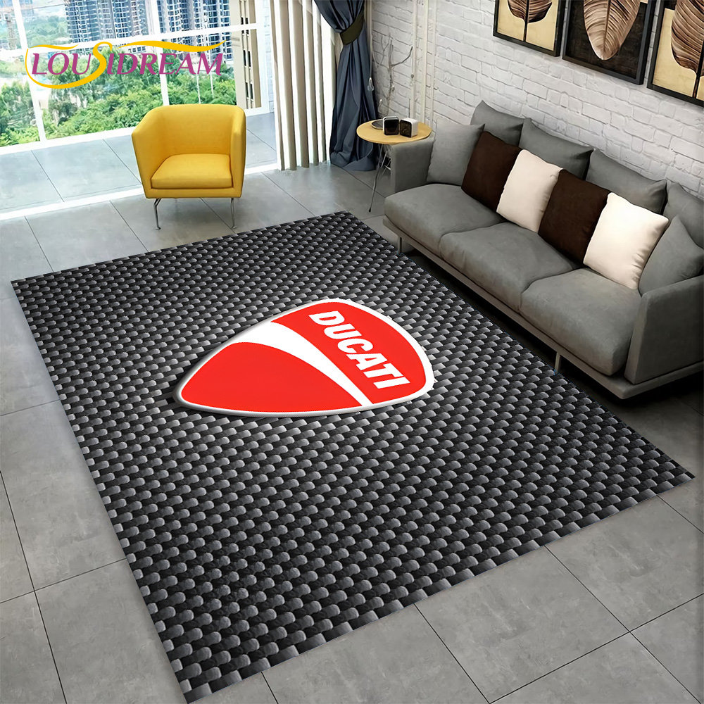 3D D-Ducati Pattern Area Rug L - Commercial Kitchen Mats recension och pris
