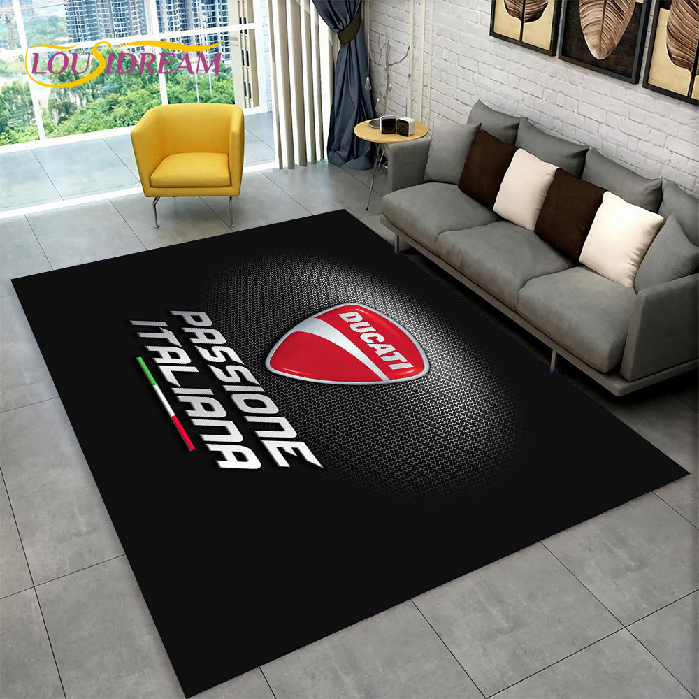 3D D-Ducati Pattern Area Rug L - Commercial Kitchen Mats recension och pris