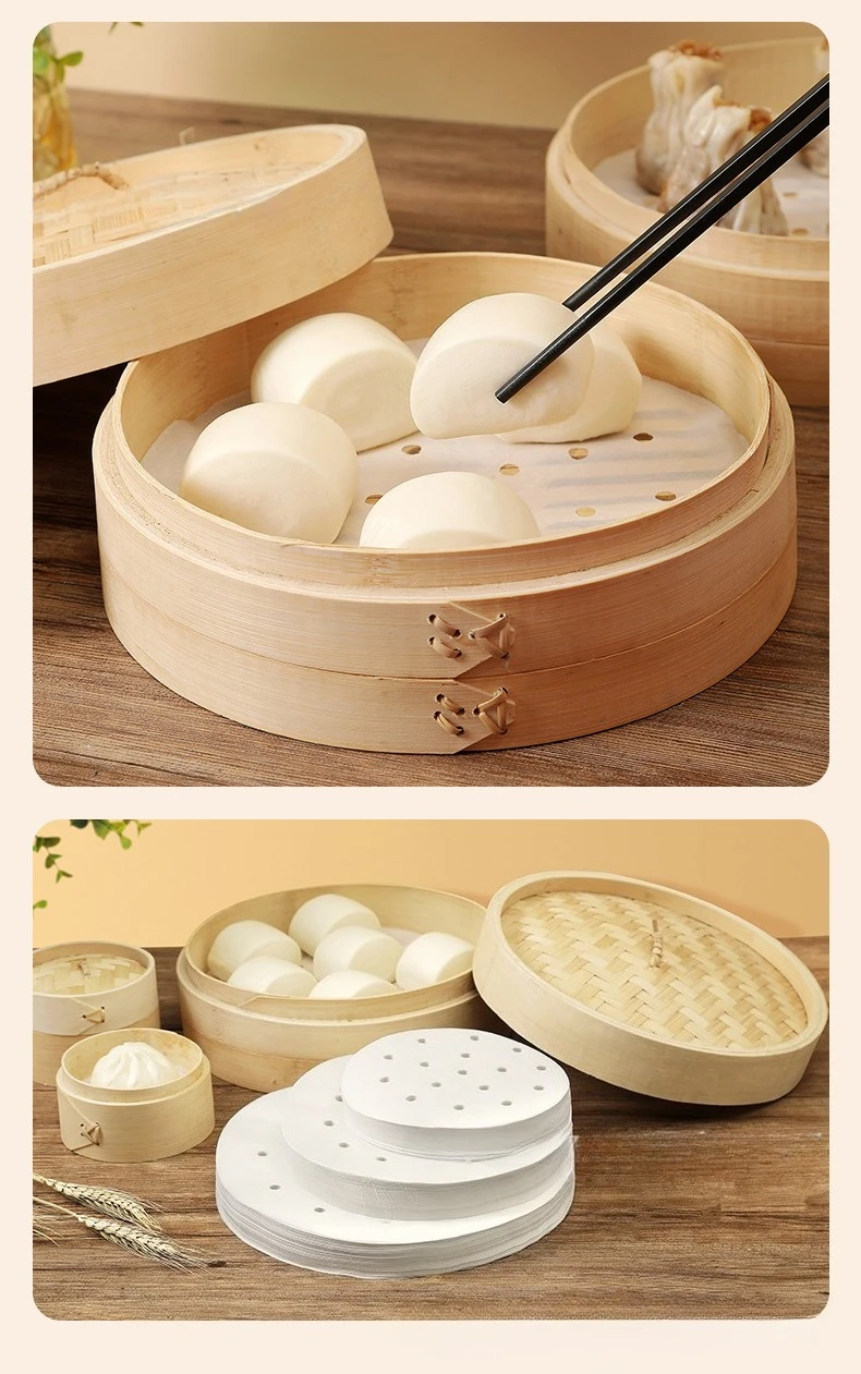 100Pcs Food Grade Disposable S - Commercial Kitchen Steamer recension och pris