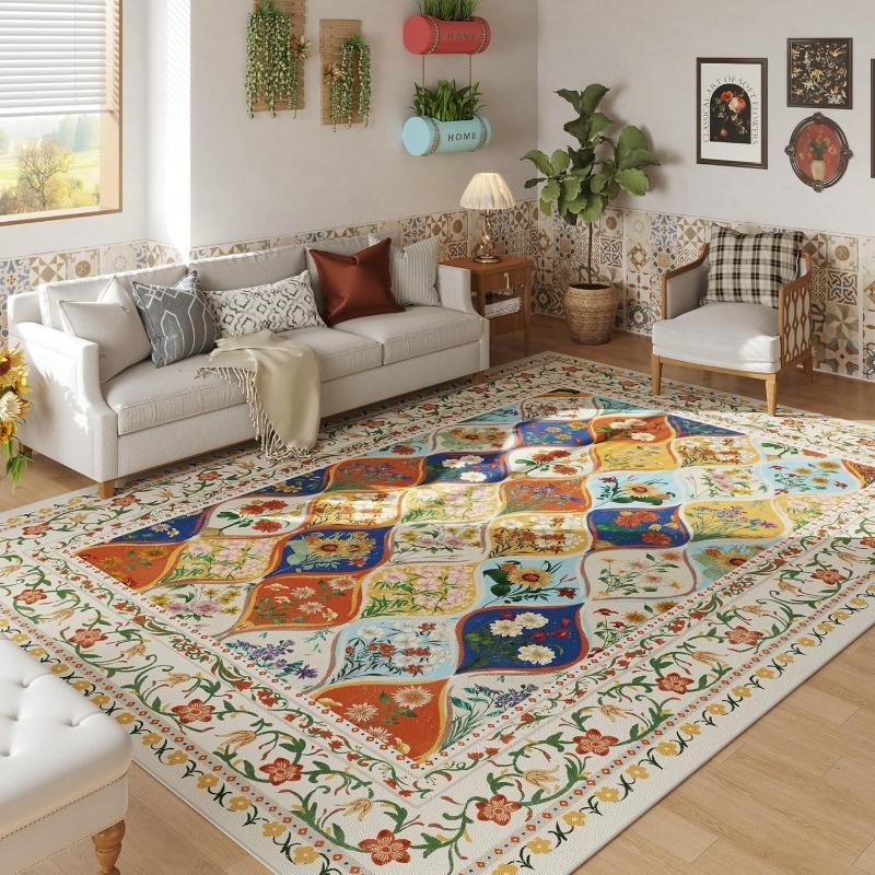 Bohemian Floral Pattern Living - Commercial Kitchen Mats recension och pris