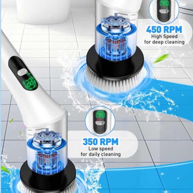 Electric Spin Scrubber 9 in 1  - Commercial Kitchen Tiles recension och pris