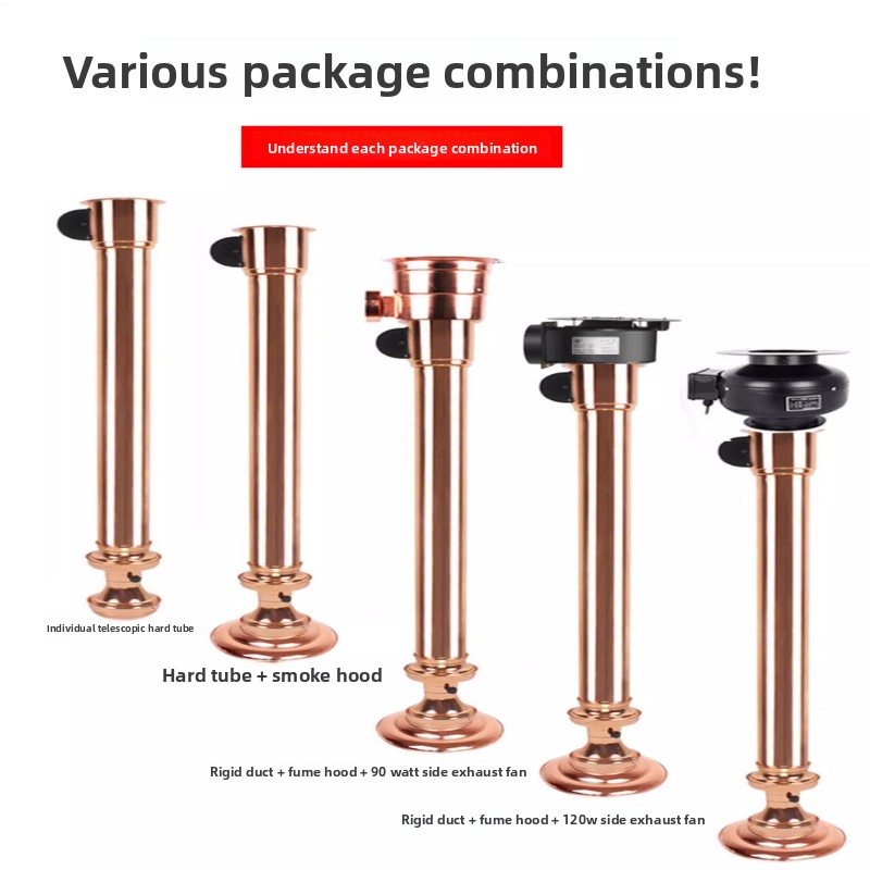 Korean BBQ Telescopic Exhaust  - Commercial Exhaust Hood recension och pris