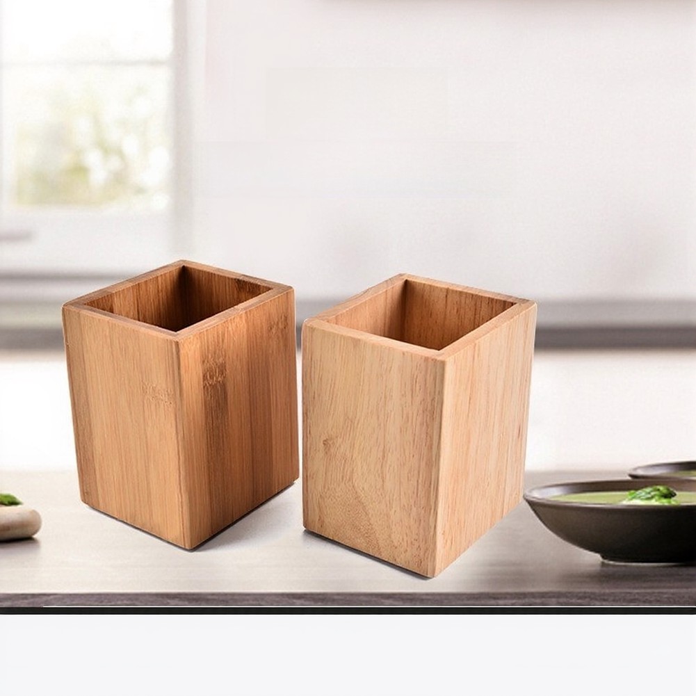 Solid Wood Utensil Holder for  - Commercial Kitchen Layouts recension och pris